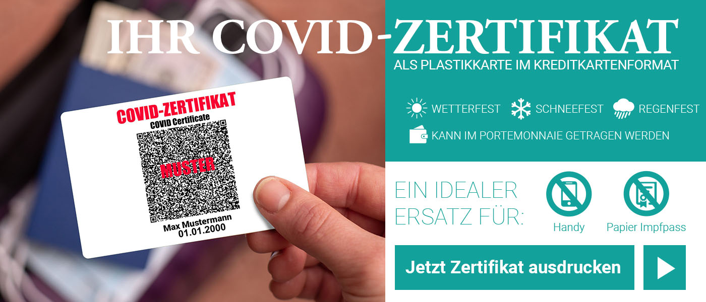 Covid Zertifikat ausdrucken